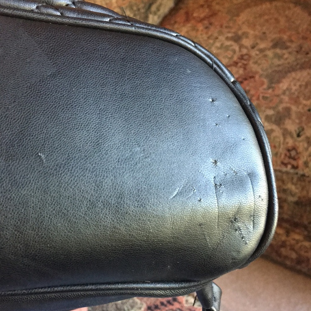 Bebe black quilted backpack - Picture 6 of 8